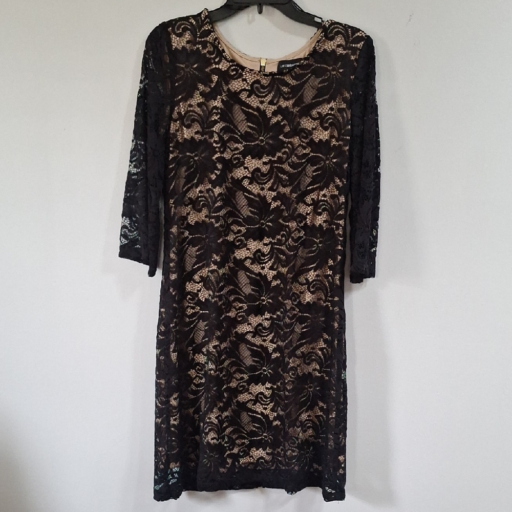 Elegant Black Lace Dress